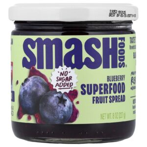 Smash Foods Creme de Frutas com Superalimentos Mirtilo 227 g (8 oz)