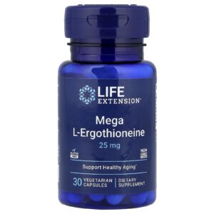 Life Extension Mega L-Ergothioneine 30 Cápsulas Vegetarianas