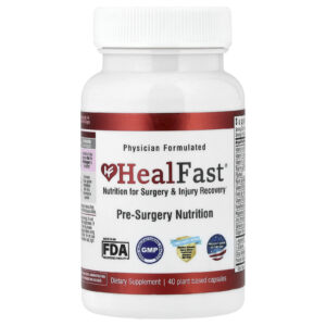 HealFast Pre-Surgery Nutrition 40 Cápsulas à Base de Plantas