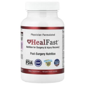 HealFast Post-Surgery Nutrition 100 Cápsulas à Base de Plantas