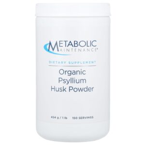 Metabolic Maintenance Casca de Psílio Orgânico em Pó 454 g (1 lb)