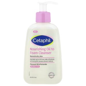 Cetaphil Óleo de Limpeza Nutritivo para Espuma de Limpeza Pele Normal a Seca 237 ml (8 fl oz)