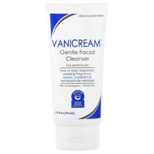Vanicream Sabonete de Limpeza Facial Suave Para Peles Sensíveis Sem Perfume 74 ml (25 fl oz)
