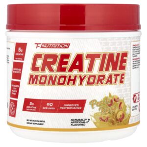 TC Nutrition Creatina Mono-Hidratada Anéis de Pêssego 90 Porções 567 g (20 oz)