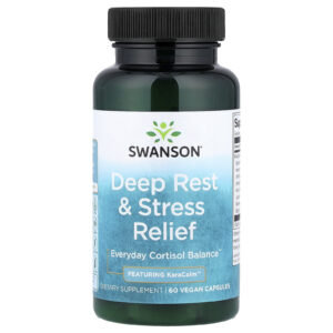 Swanson Relaxamento Profundo e Alívio do Estresse 60 Cápsulas Veganas