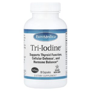 EuroMedica Tri-Iodine® 125 mg 90 Cápsulas