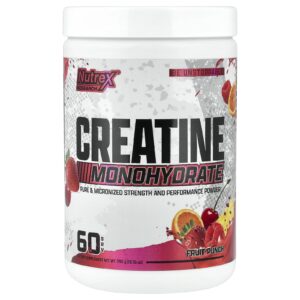 Nutrex Research Creatina Mono-Hidratada Ponche de Frutas 390 g (1376 oz)