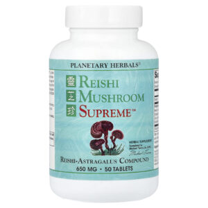 Planetary Herbals Reishi Mushroom Supreme™ 50 Comprimidos