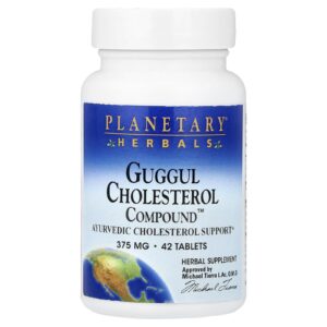 Planetary Herbals Guggul Cholesterol Compound™ 42 Comprimidos
