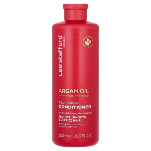 Lee Stafford Condicionador Nutritivo de Óleo de Argão Para Cabelos Secos Opacos e Naturalmente Grossos 500 ml (169 fl oz)