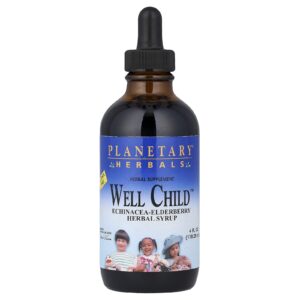 Planetary Herbals Well Child™ Xarope de Ervas de Echinacea e Sabugueiro 11828 ml (4 fl oz)