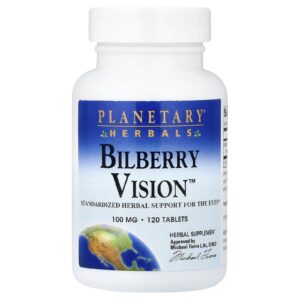 Planetary Herbals Bilberry Visão™ 100 mg 120 Comprimidos