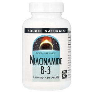 Source Naturals Nicotinamida B-3 1.500 mg 50 Comprimidos