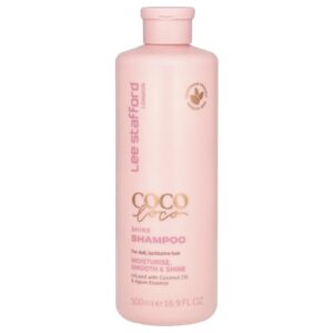 Lee Stafford Coco Loco Shampoo de Brilho Para Cabelos Opacos e Sem Brilho 500 ml (169 fl oz)
