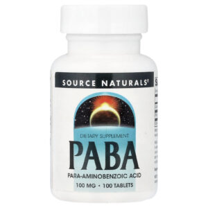 Source Naturals PABA 100 mg 100 Comprimidos
