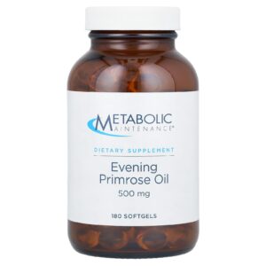 Metabolic Maintenance Óleo de Prímula 500 mg 180 Cápsulas Softgel