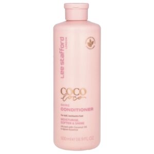 Lee Stafford Coco Loco Condicionador para Brilho Para Cabelos Opacos e Sem Brilho 500 ml (169 fl oz)