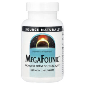Source Naturals MegaFolinic™ 800 mcg 240 Comprimidos