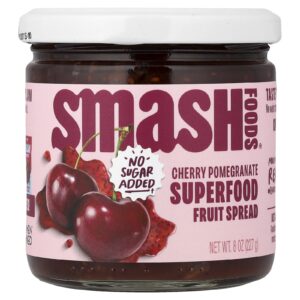 Smash Foods Creme de Frutas com Superalimentos Romã e Cereja 227 g (8 oz)