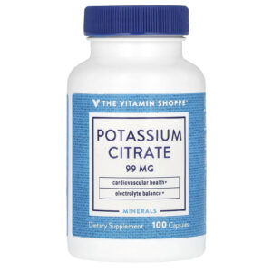 The Vitamin Shoppe Citrato de Potássio 99 mg 100 Cápsulas