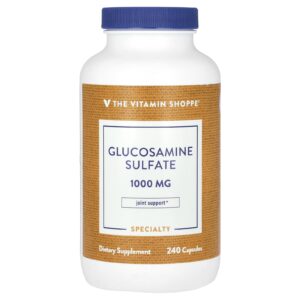The Vitamin Shoppe Sulfato de Glicosamina 1.000 mg 240 Cápsulas