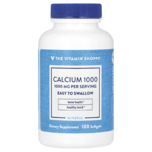 The Vitamin Shoppe Cálcio 1000 100 Cápsulas Softgel