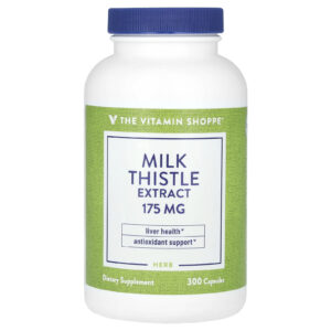 The Vitamin Shoppe Extrato de Cardo-Mariano 175 mg 300 Cápsulas