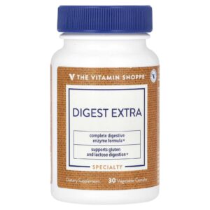 The Vitamin Shoppe Digest Extra 30 Cápsulas Vegetais
