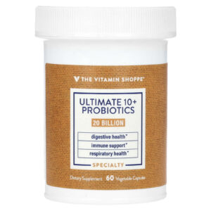 The Vitamin Shoppe Ultimate 10+ Probióticos 20 Bilhões 60 Cápsulas Vegetais