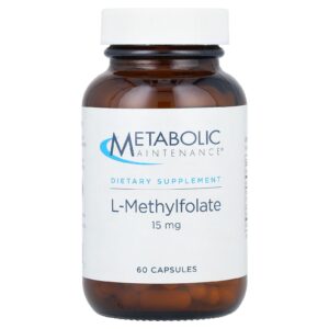 Metabolic Maintenance L-Metilfolato 15 mg 60 Cápsulas