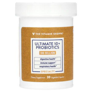 The Vitamin Shoppe Ultimate 10+ Probióticos 100 Bilhões 30 Cápsulas Vegetais