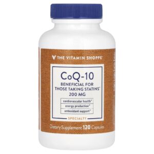 The Vitamin Shoppe CoQ-10 200 mg 120 Cápsulas
