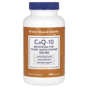 The Vitamin Shoppe CoQ-10 100 mg 240 Cápsulas