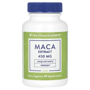The Vitamin Shoppe Extrato de Maca-Peruana 450 mg 60 Cápsulas Vegetais