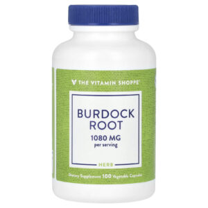 The Vitamin Shoppe Raiz de Bardana 100 Cápsulas Vegetais (540 mg por Cápsula)