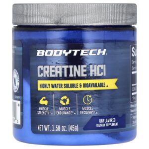 BodyTech Cloridrato de Creatina Sem Sabor 45 g (158 oz)