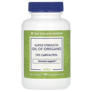The Vitamin Shoppe Óleo de Orégano Superpotente 120 Cápsulas Vegetais Líquidas (45 mg por Cápsula)