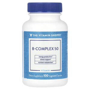 The Vitamin Shoppe Complexo B 50 100 Cápsulas Vegetais