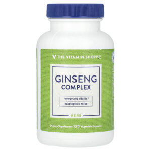 The Vitamin Shoppe Complexo de Ginseng 120 Cápsulas Vegetais