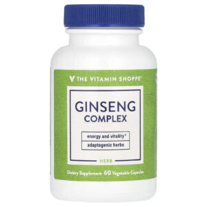 The Vitamin Shoppe Complexo de Ginseng 60 Cápsulas Vegetais