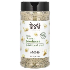 Foods Alive Levedura Nutricional Delícia de Queijo Picante 170 g (6 oz)