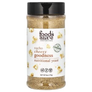 Foods Alive Levedura Nutricional Queijoso Nacho Goodness 170 g (6 oz)