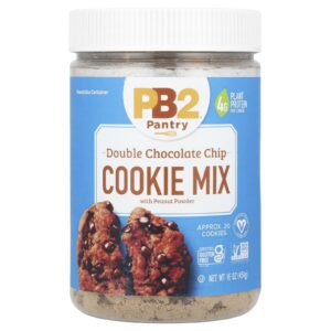 PB2 Foods Mistura Dupla para Cookies de Lascas de Chocolate e Amendoim em Pó 454 g (16 oz)