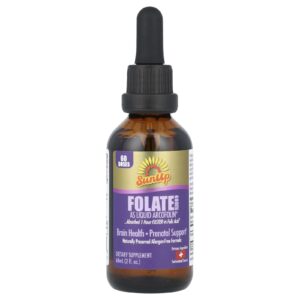 SunUp Folato como Arcofolina Líquida 680 mcg DFE 60 ml (2 fl oz)