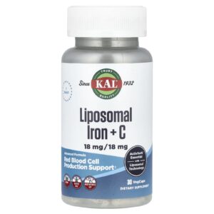 KAL Ferro Lipossomal + C 30 VegCaps