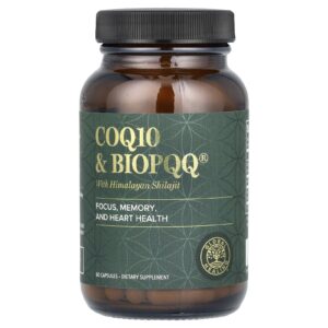 Global Healing CoQ10 e BioPQQ com Shilajit do Himalaia 60 Cápsulas