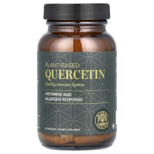 Global Healing Quercetina à Base de Plantas 60 Cápsulas (250 mg por Cápsula)
