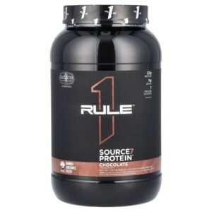 Rule One Proteins Mistura para Bebida em Pó de Proteína da Source7 Chocolate 902 g (199 lb)