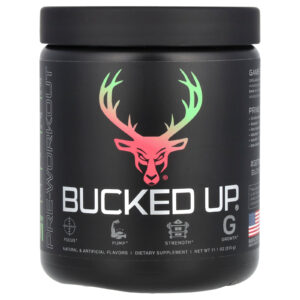 Bucked Up Pré-treino Morango e Kiwi 315 g (111 oz)