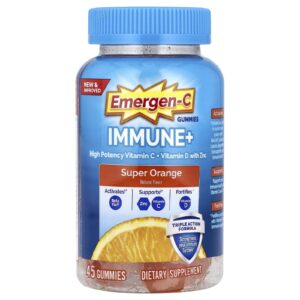 Emergen-C Gomas Immune+ Superlaranja 45 Gomas